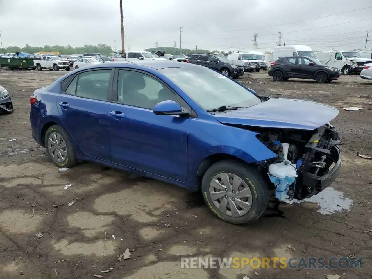 4 fotografías del automóvil dañado 3KPA24AD5LE282722 KIA RIO 2020