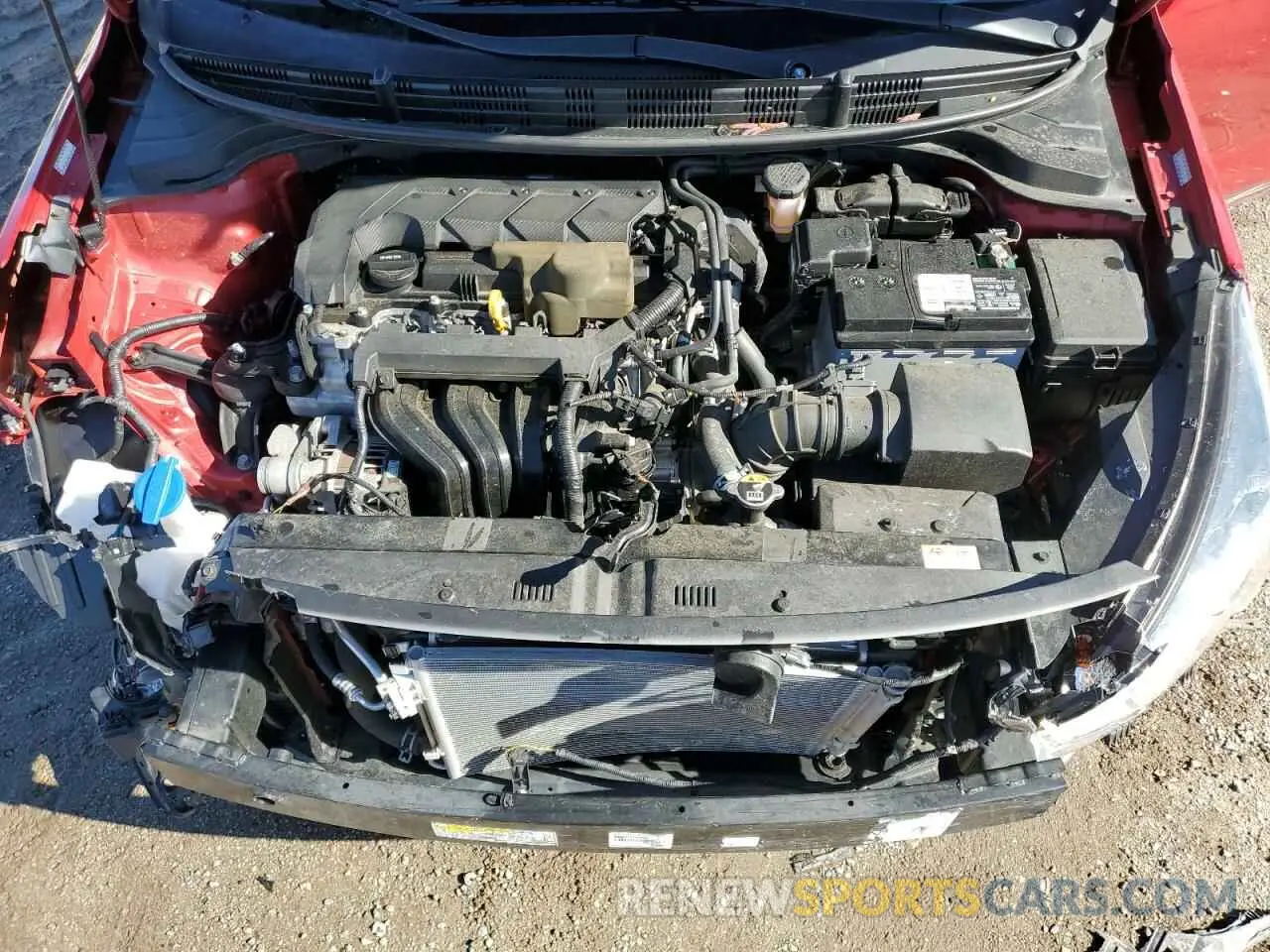 12 fotografías del automóvil dañado 3KPA24AD5LE284583 KIA RIO 2020