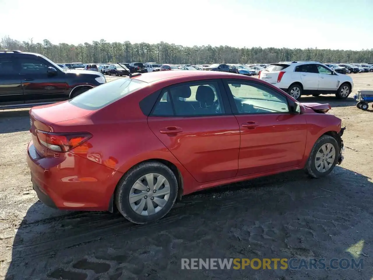 3 fotografías del automóvil dañado 3KPA24AD5LE284583 KIA RIO 2020