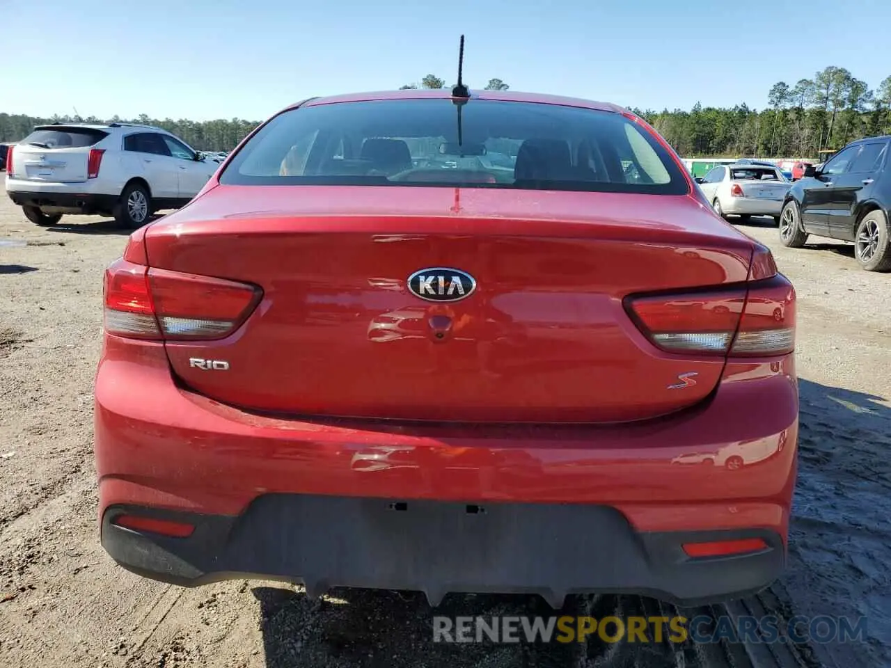6 fotografías del automóvil dañado 3KPA24AD5LE284583 KIA RIO 2020