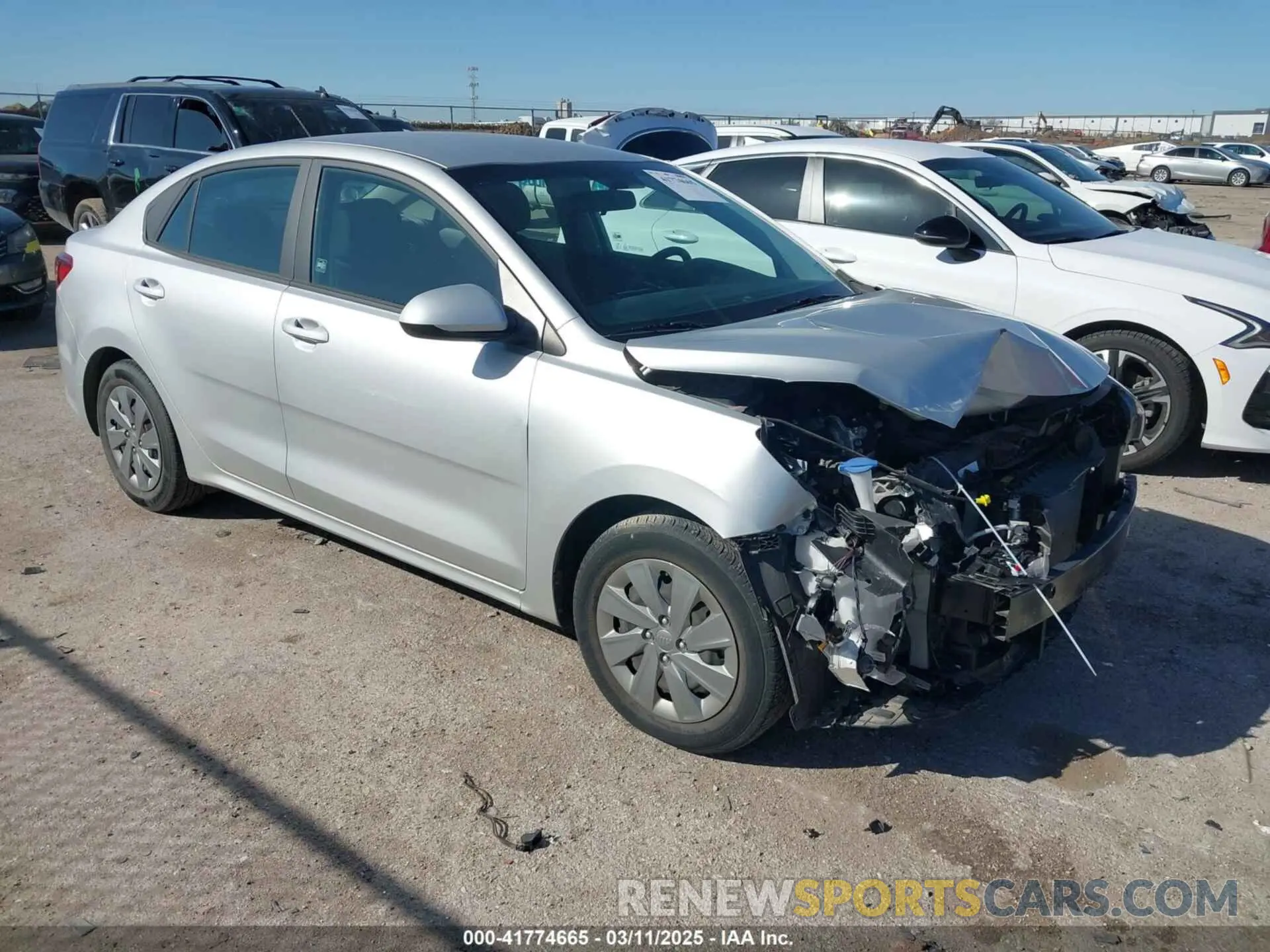 1 fotografías del automóvil dañado 3KPA24AD5LE307716 KIA RIO 2020
