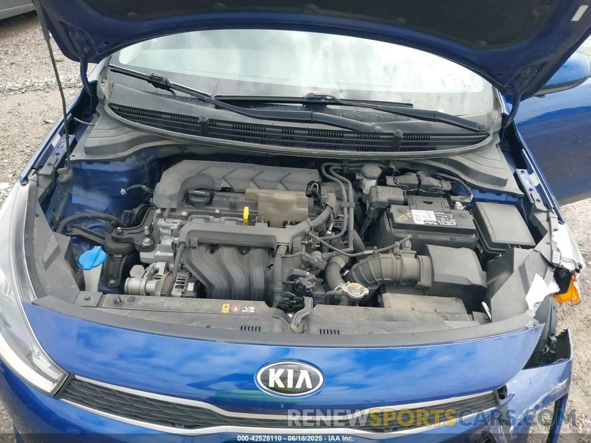 10 fotografías del automóvil dañado 3KPA24AD5LE316965 KIA RIO 2020
