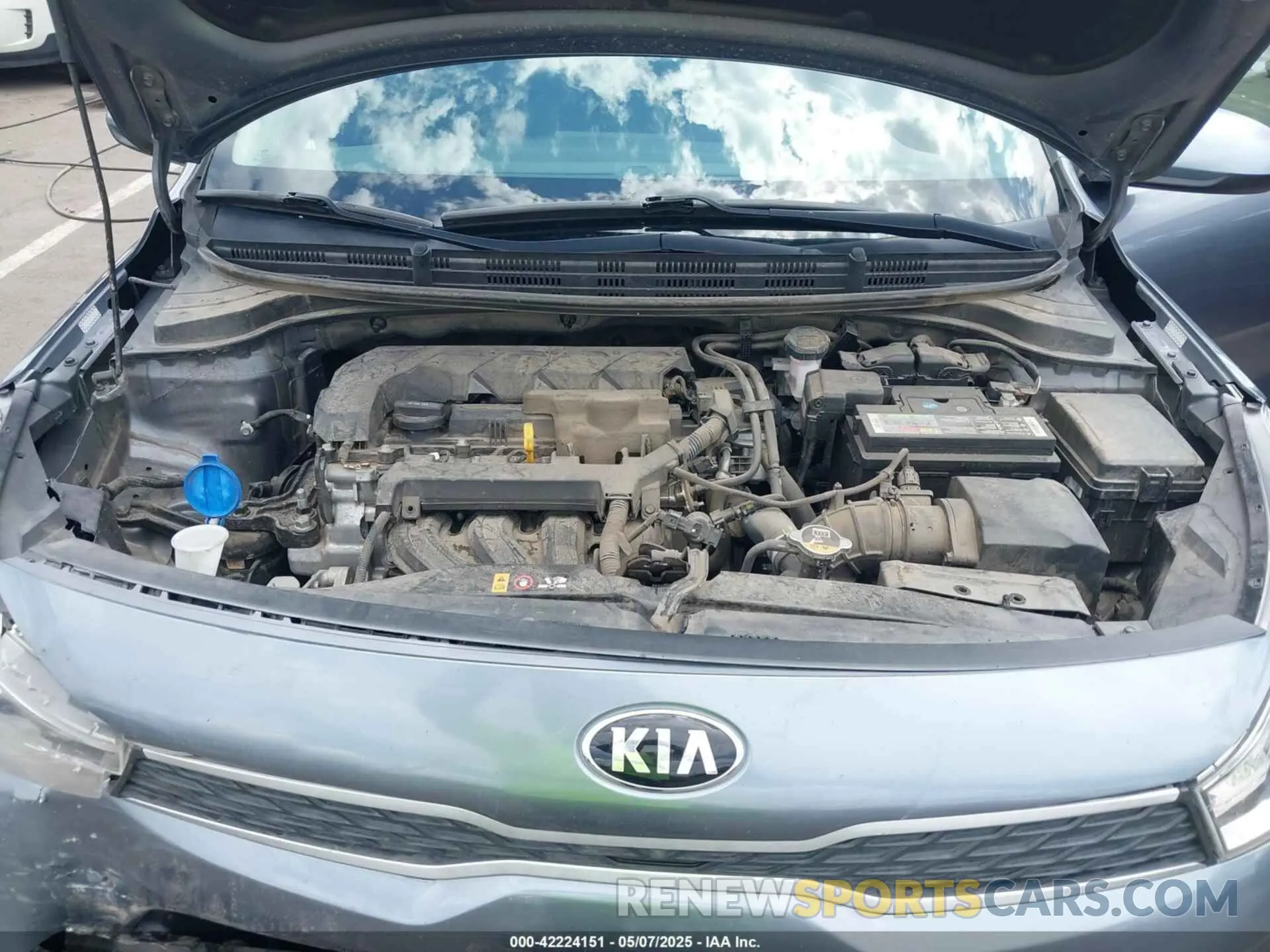 10 fotografías del automóvil dañado 3KPA24AD5LE321132 KIA RIO 2020