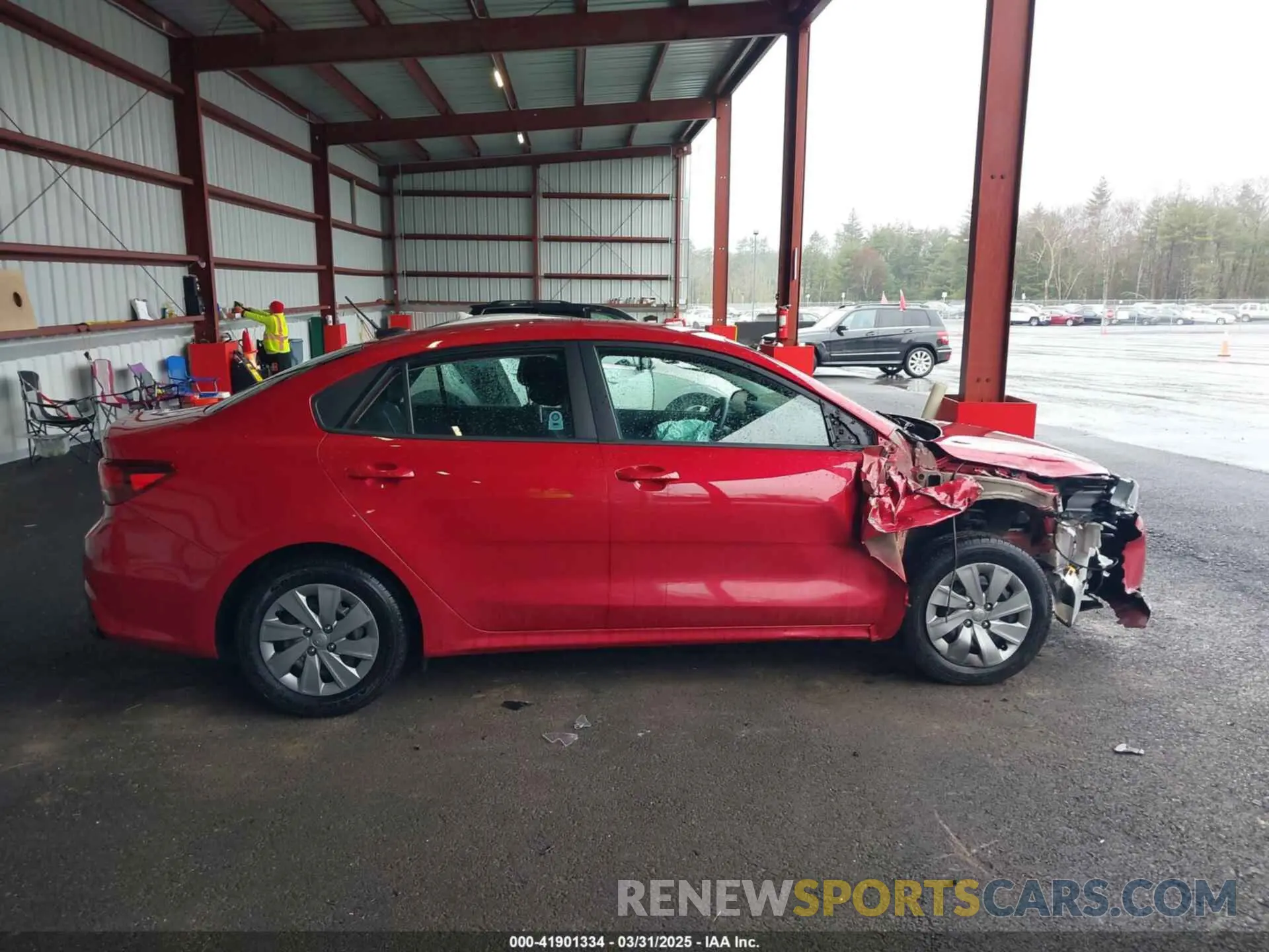 13 fotografías del automóvil dañado 3KPA24AD5LE330901 KIA RIO 2020