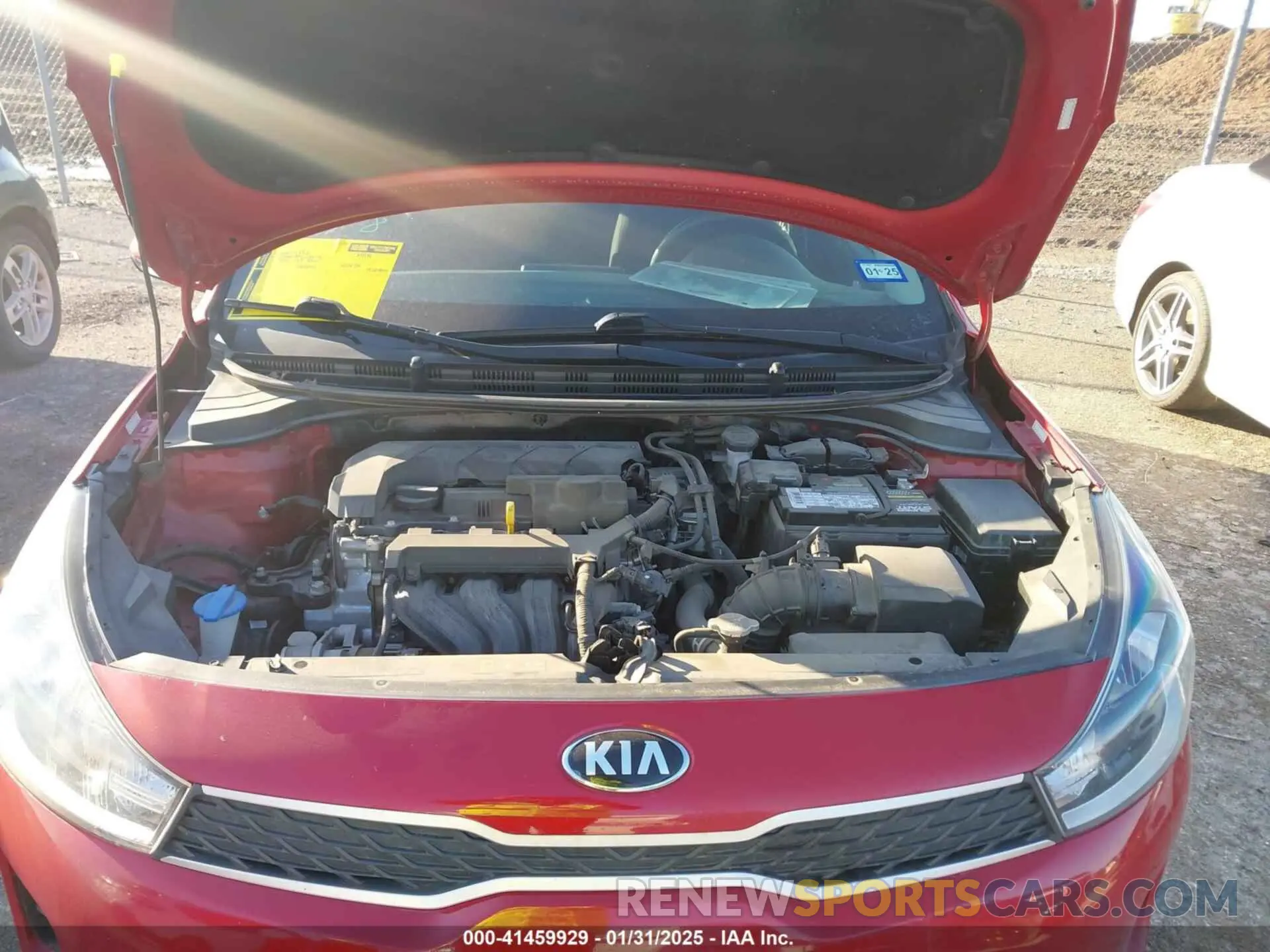 10 fotografías del automóvil dañado 3KPA24AD5LE334365 KIA RIO 2020