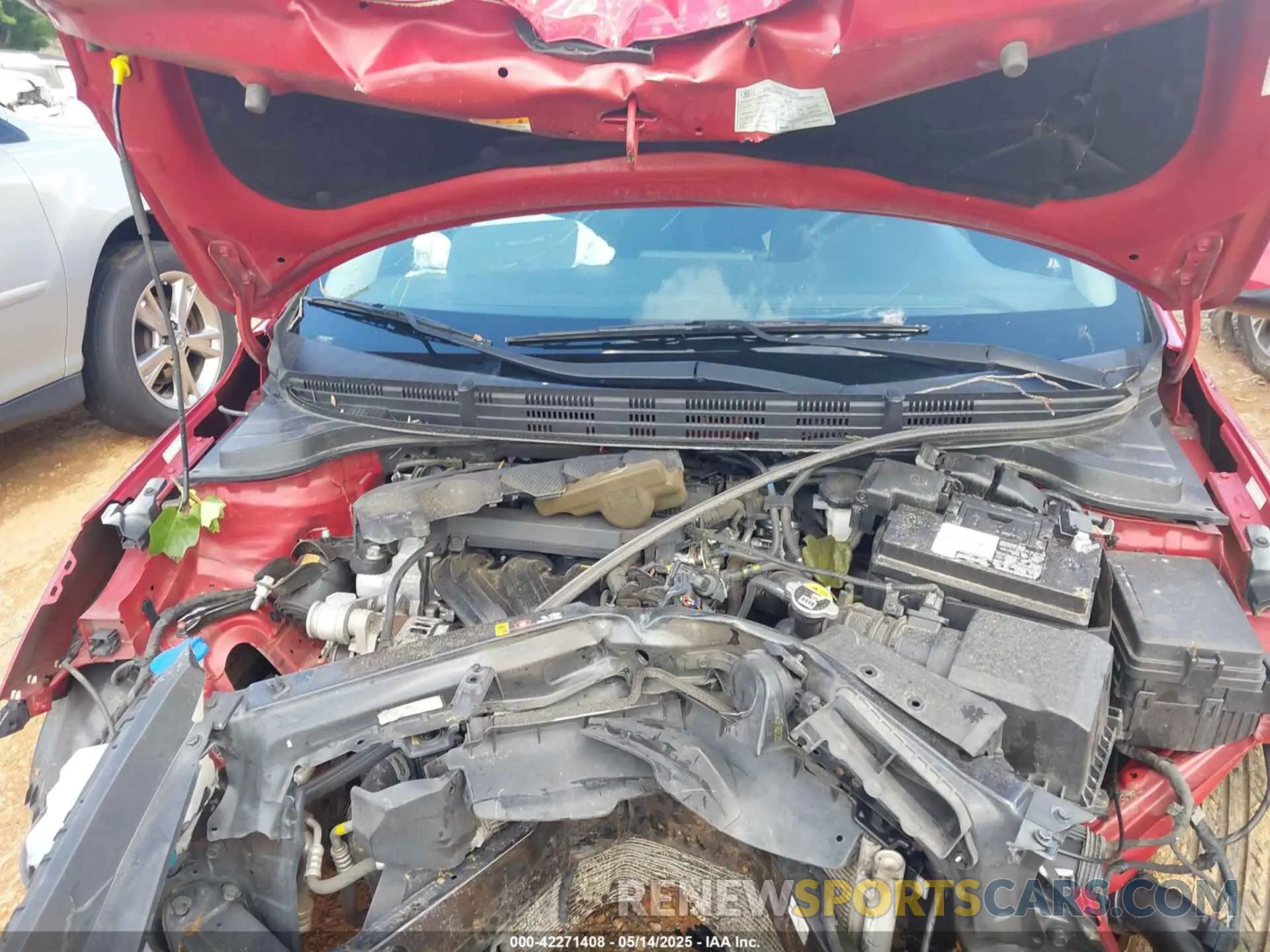 10 fotografías del automóvil dañado 3KPA24AD6LE284320 KIA RIO 2020