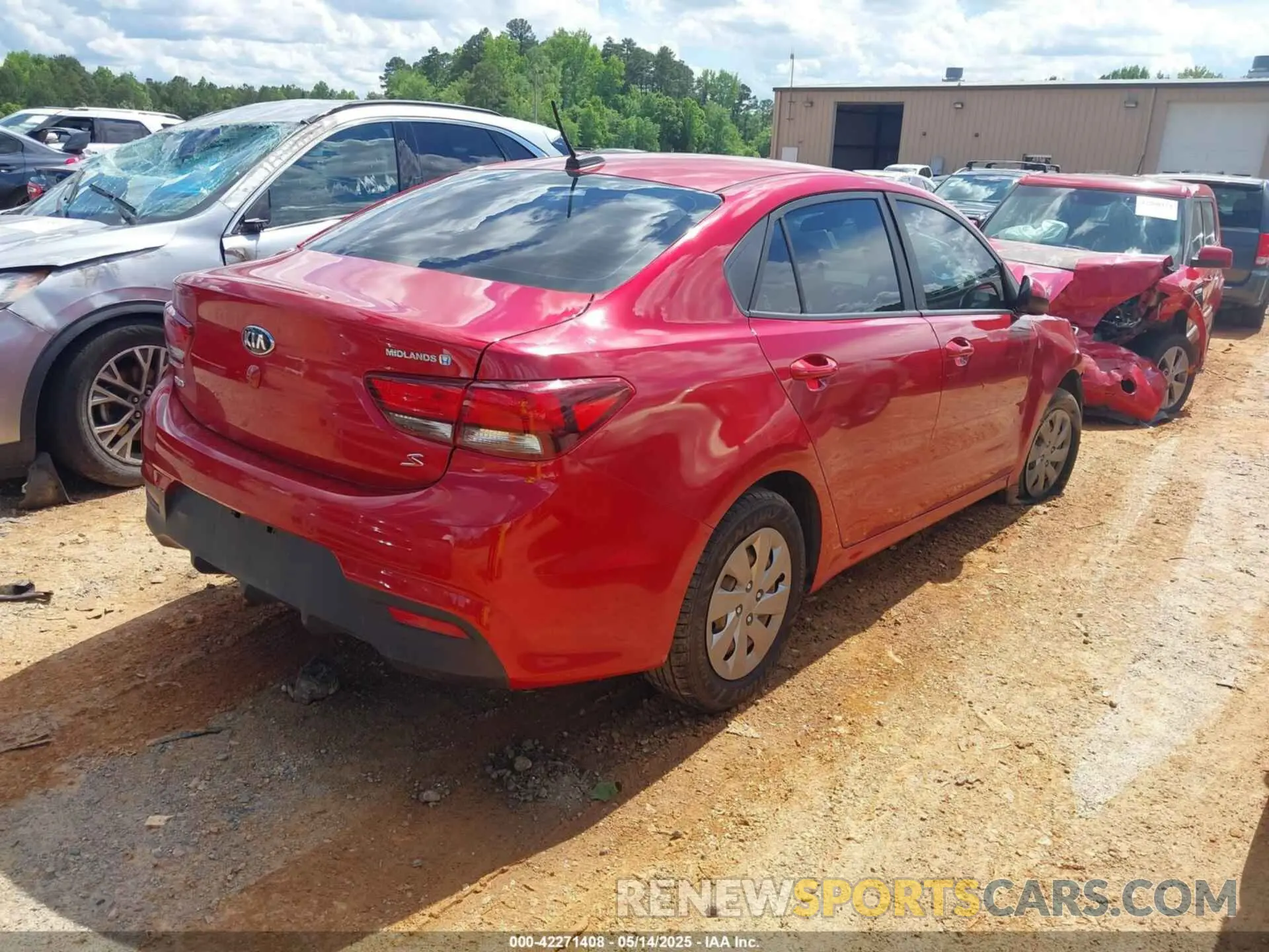 4 fotografías del automóvil dañado 3KPA24AD6LE284320 KIA RIO 2020