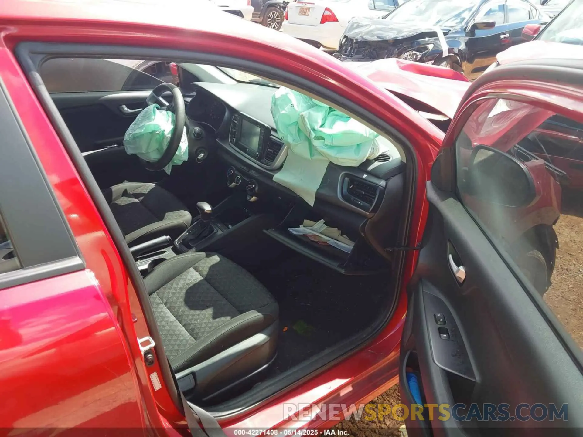 5 fotografías del automóvil dañado 3KPA24AD6LE284320 KIA RIO 2020