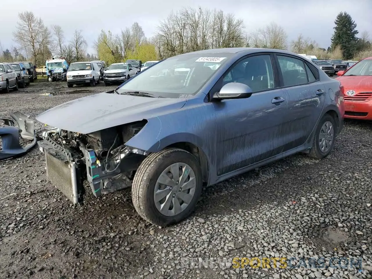 1 fotografías del automóvil dañado 3KPA24AD6LE284446 KIA RIO 2020