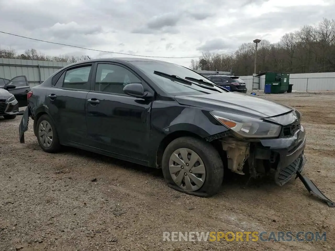 4 fotografías del automóvil dañado 3KPA24AD6LE297102 KIA RIO 2020