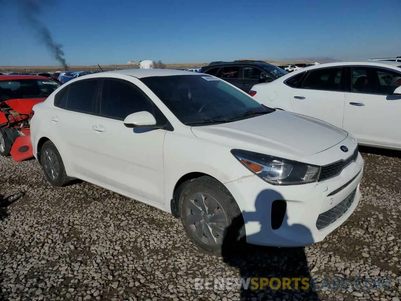 4 fotografías del automóvil dañado 3KPA24AD6LE329143 KIA RIO 2020