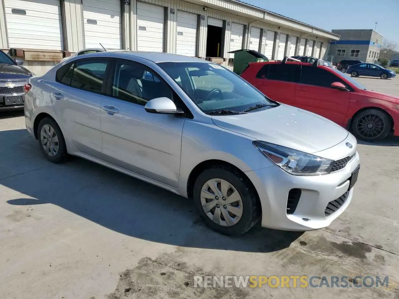 4 fotografías del automóvil dañado 3KPA24AD7LE281961 KIA RIO 2020