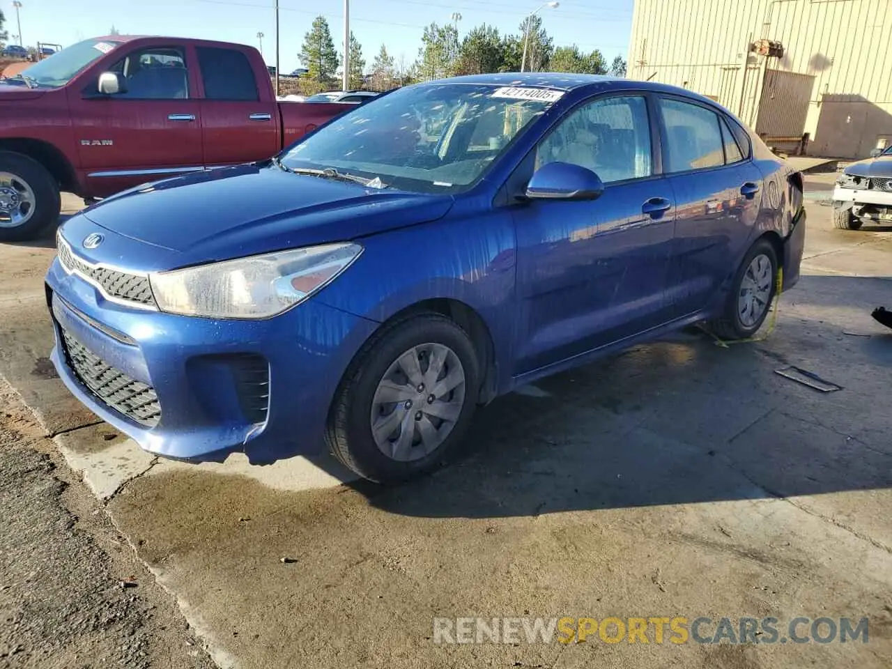 1 fotografías del automóvil dañado 3KPA24AD7LE282625 KIA RIO 2020