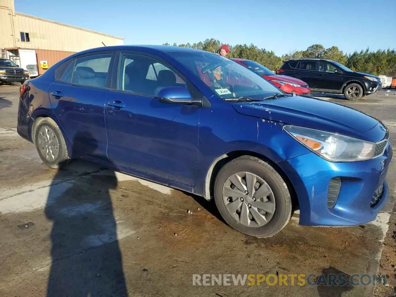 4 fotografías del automóvil dañado 3KPA24AD7LE282625 KIA RIO 2020