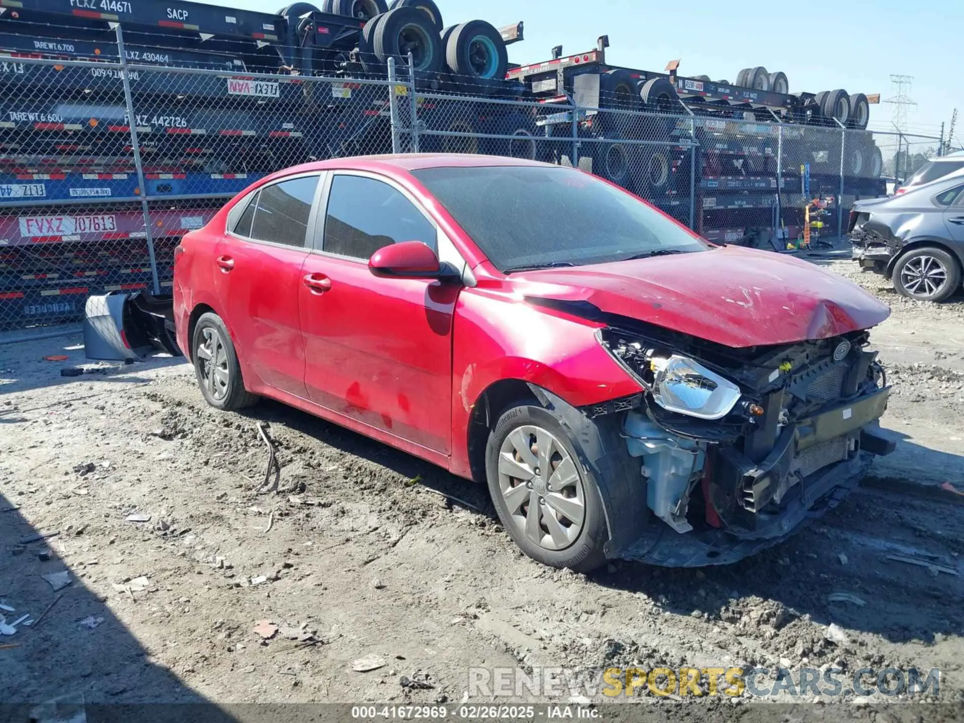 14 fotografías del automóvil dañado 3KPA24AD7LE284665 KIA RIO 2020