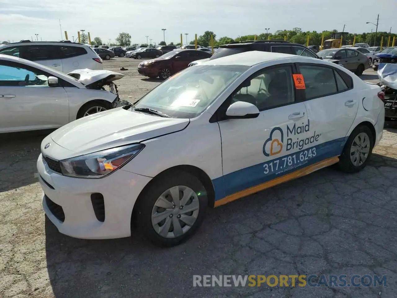1 fotografías del automóvil dañado 3KPA24AD7LE311976 KIA RIO 2020