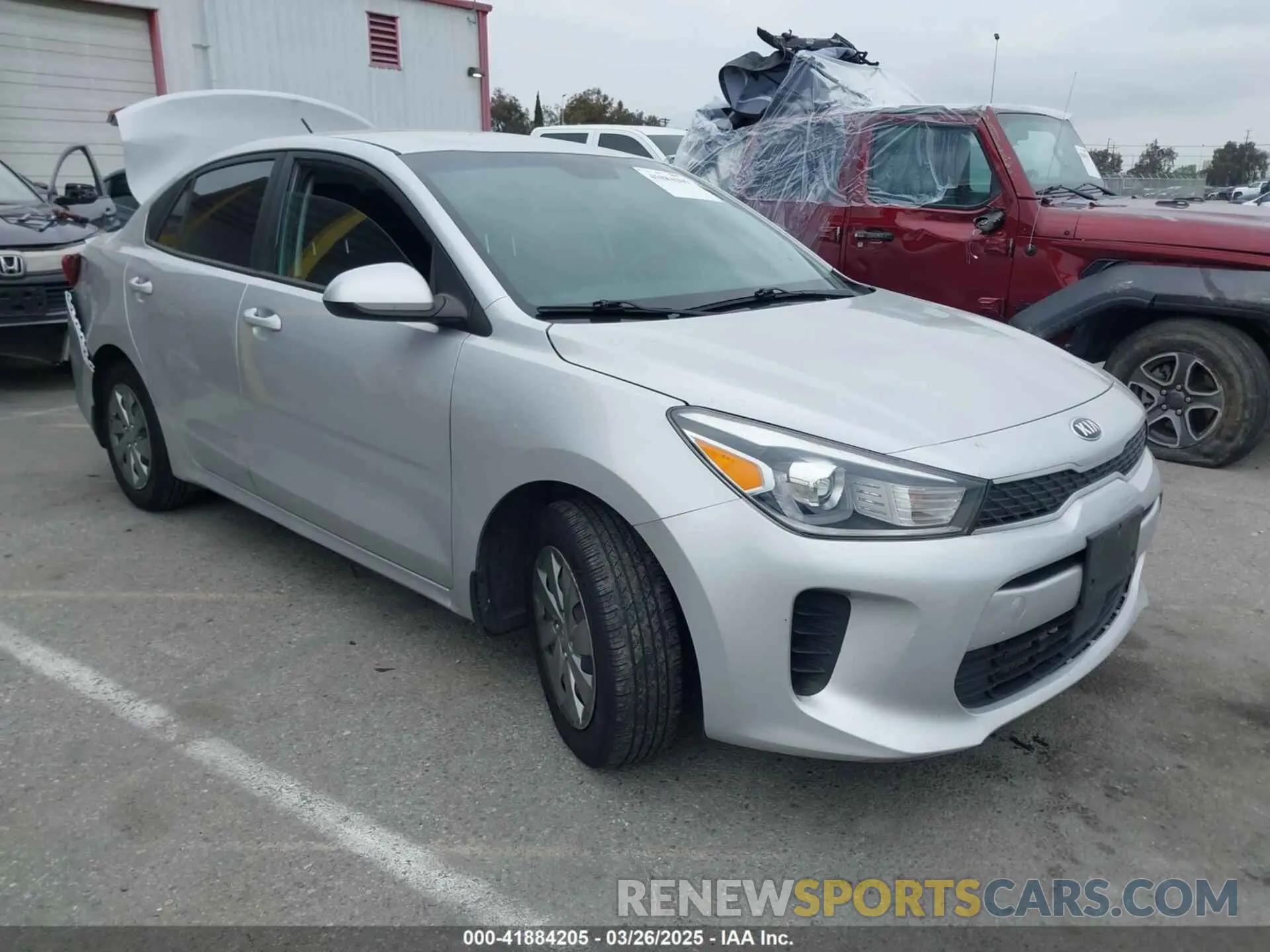 1 fotografías del automóvil dañado 3KPA24AD7LE313579 KIA RIO 2020