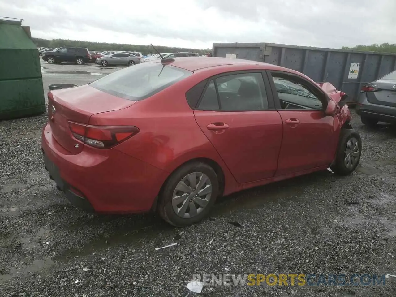 3 fotografías del automóvil dañado 3KPA24AD7LE335601 KIA RIO 2020