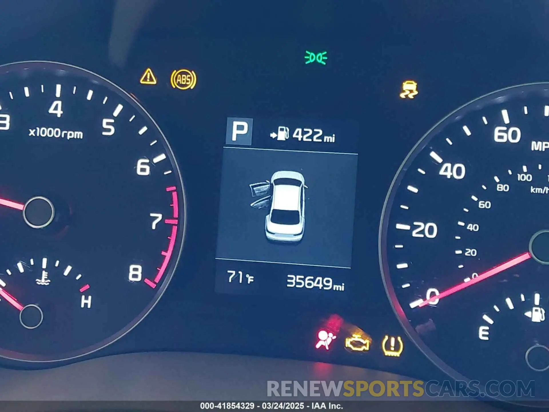 7 fotografías del automóvil dañado 3KPA24AD7LE346730 KIA RIO 2020