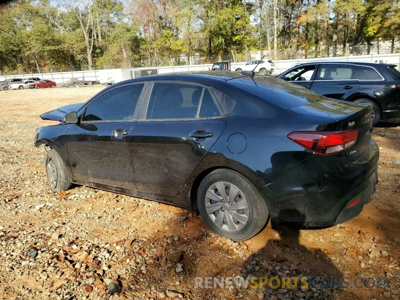 2 fotografías del automóvil dañado 3KPA24AD7LE362796 KIA RIO 2020