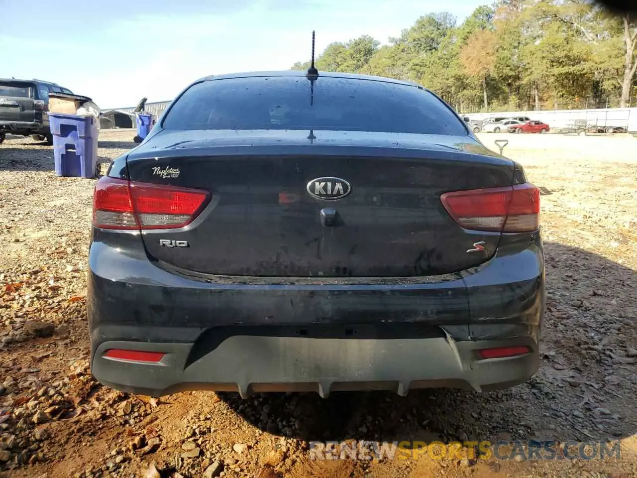 6 fotografías del automóvil dañado 3KPA24AD7LE362796 KIA RIO 2020