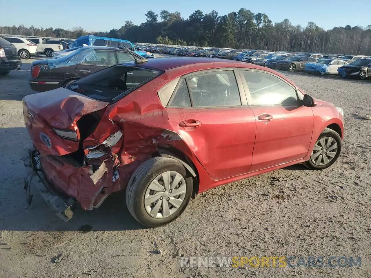 3 fotografías del automóvil dañado 3KPA24AD8LE331895 KIA RIO 2020