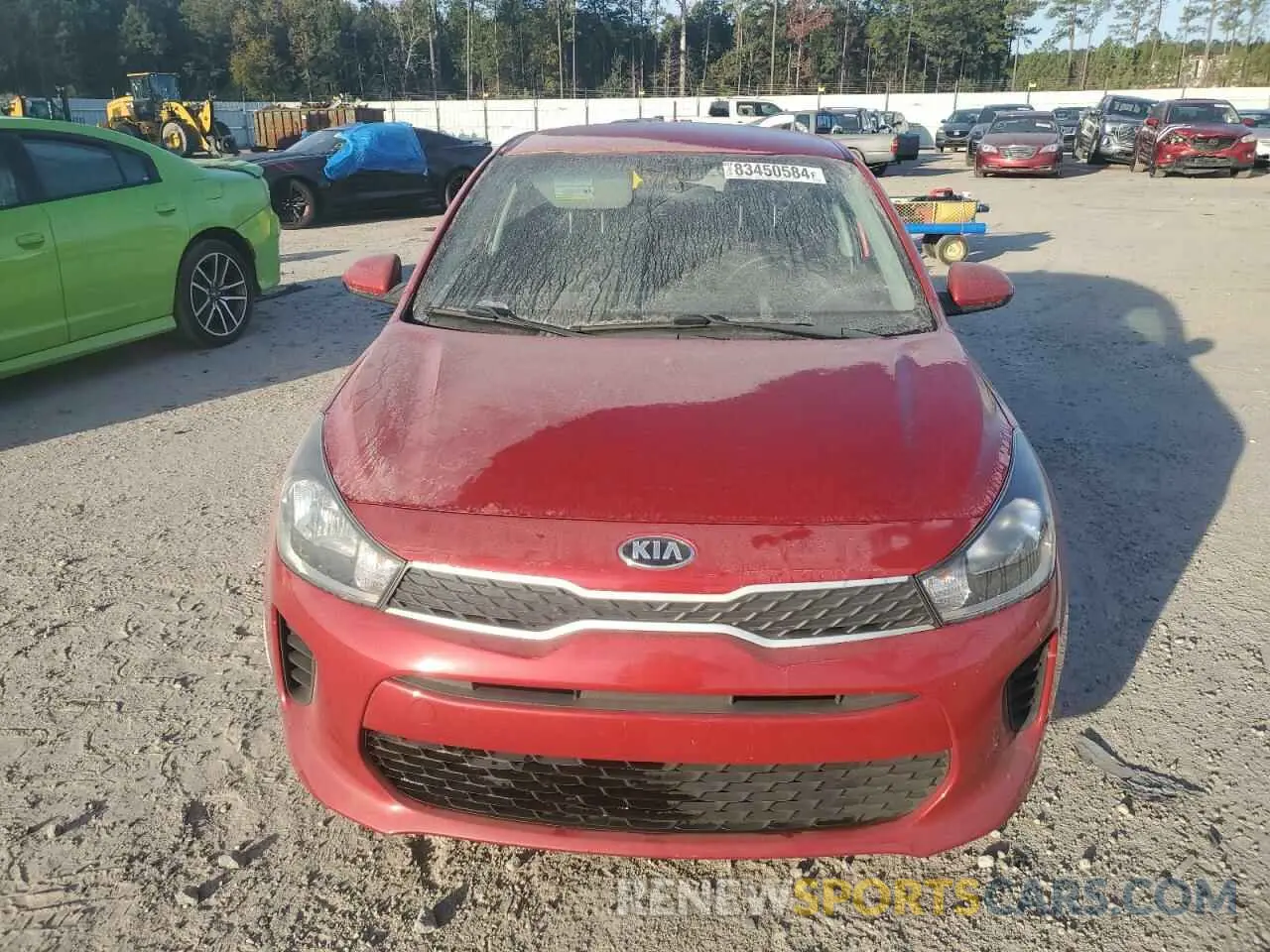 5 fotografías del automóvil dañado 3KPA24AD8LE331895 KIA RIO 2020