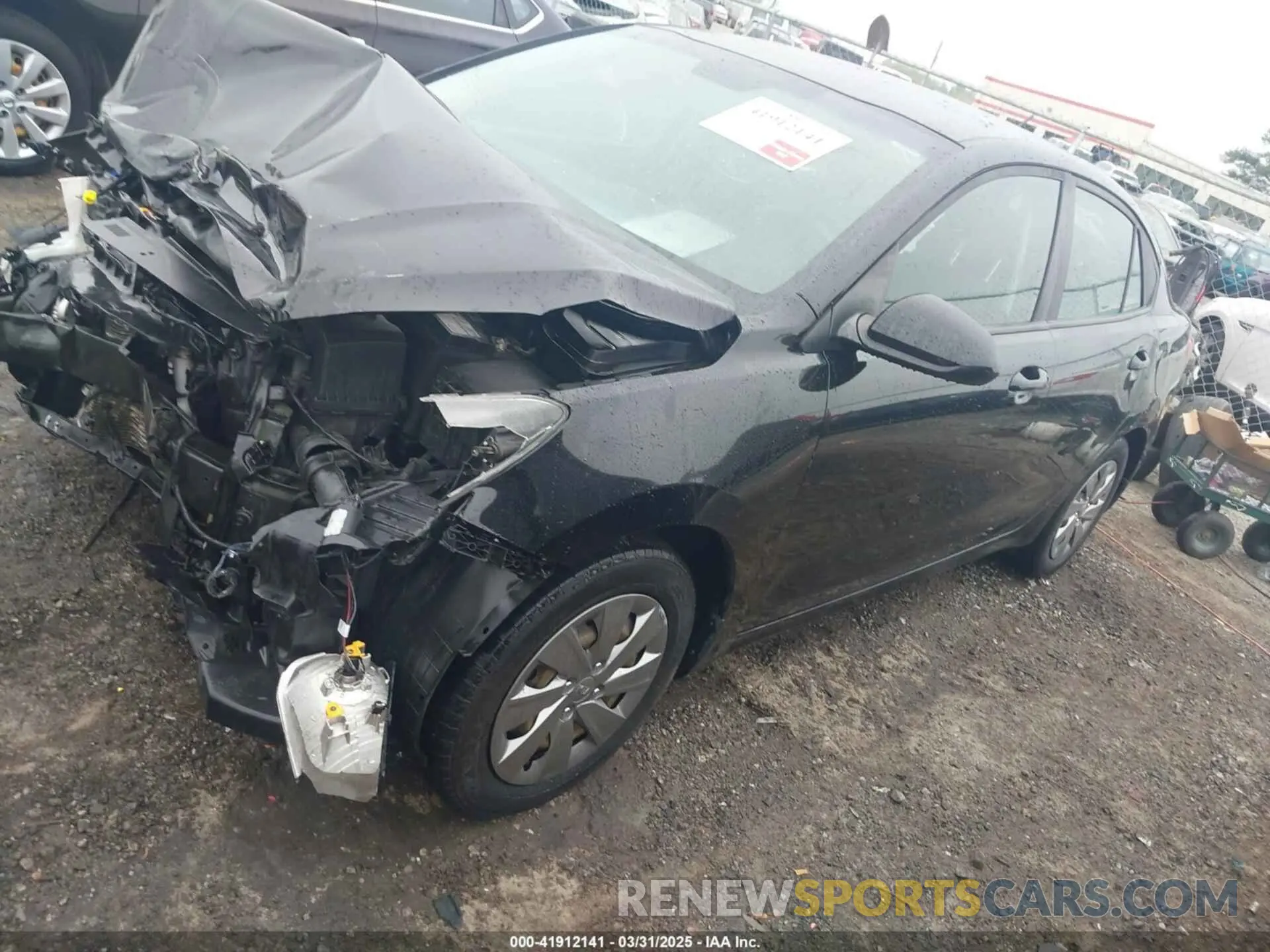 2 fotografías del automóvil dañado 3KPA24AD9LE262540 KIA RIO 2020