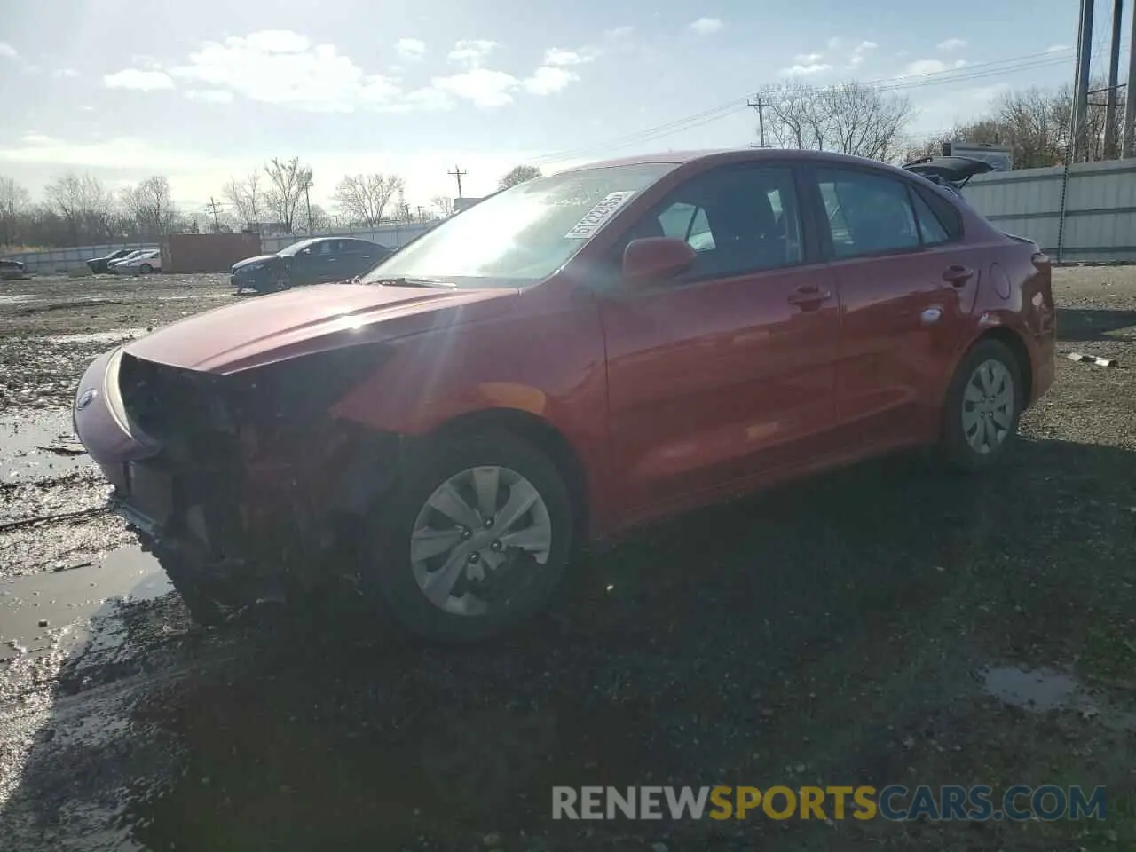 1 fotografías del automóvil dañado 3KPA24AD9LE344509 KIA RIO 2020