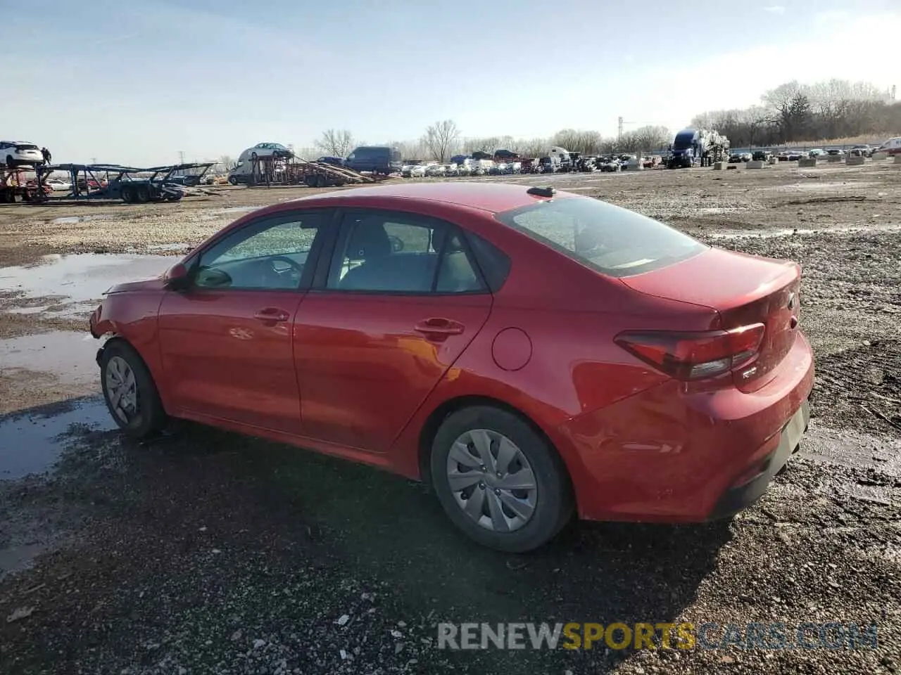 2 fotografías del automóvil dañado 3KPA24AD9LE344509 KIA RIO 2020