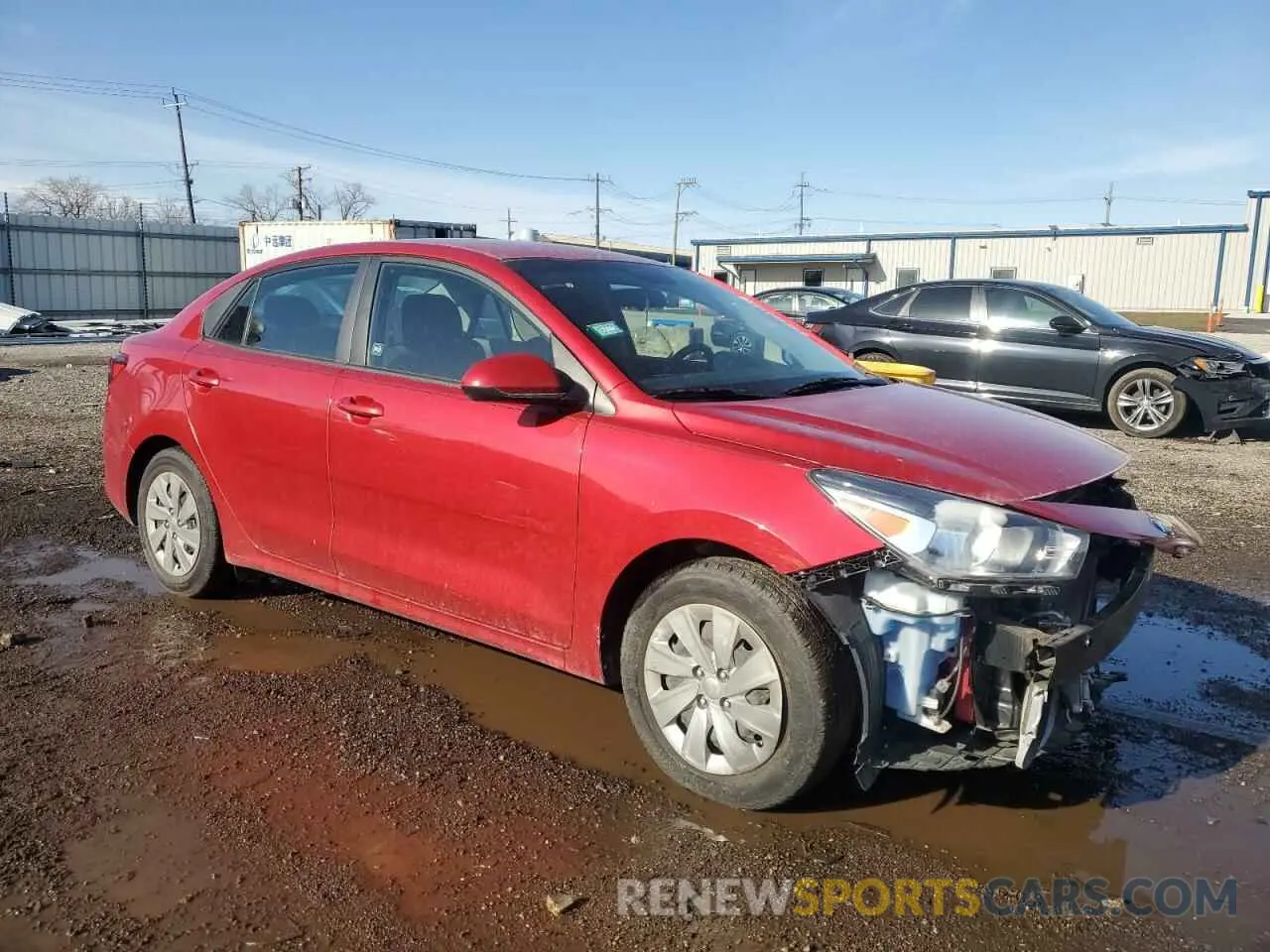 4 fotografías del automóvil dañado 3KPA24AD9LE344509 KIA RIO 2020