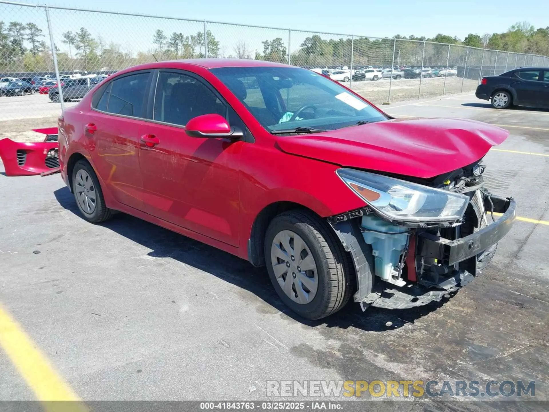 1 fotografías del automóvil dañado 3KPA24ADXLE253460 KIA RIO 2020