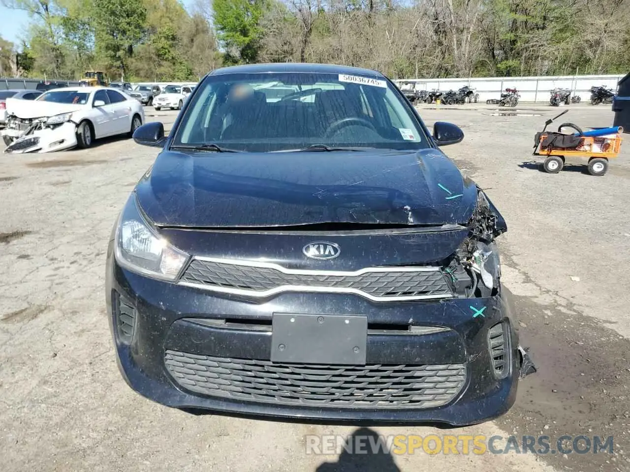 5 fotografías del automóvil dañado 3KPA24ADXLE284708 KIA RIO 2020