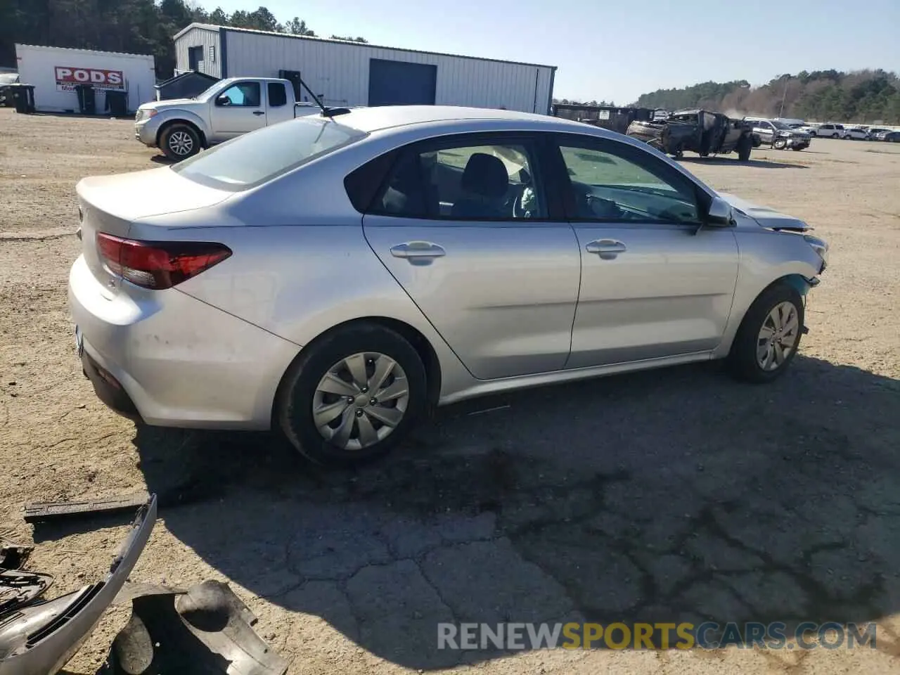 3 fotografías del automóvil dañado 3KPA24ADXLE311972 KIA RIO 2020