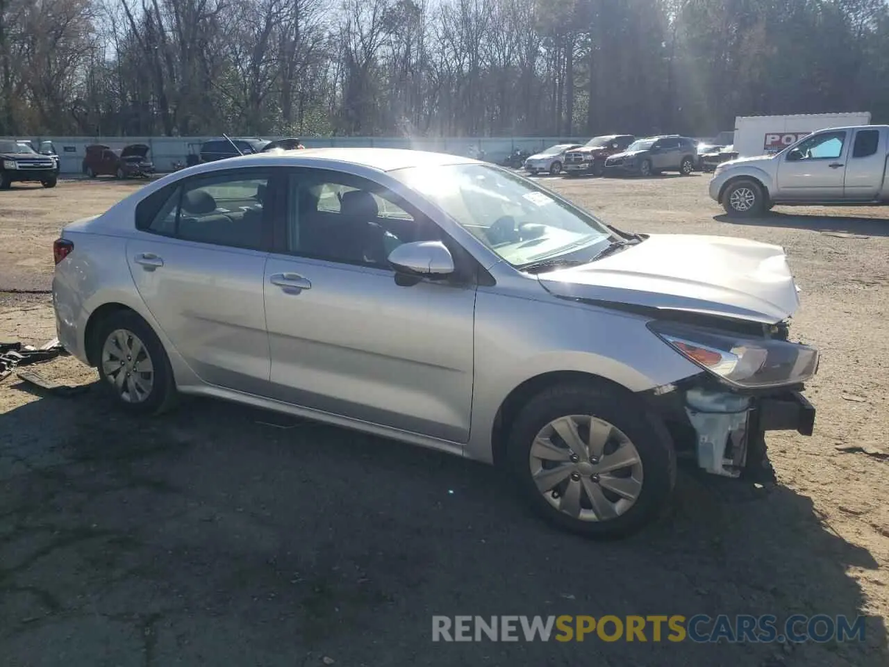 4 fotografías del automóvil dañado 3KPA24ADXLE311972 KIA RIO 2020