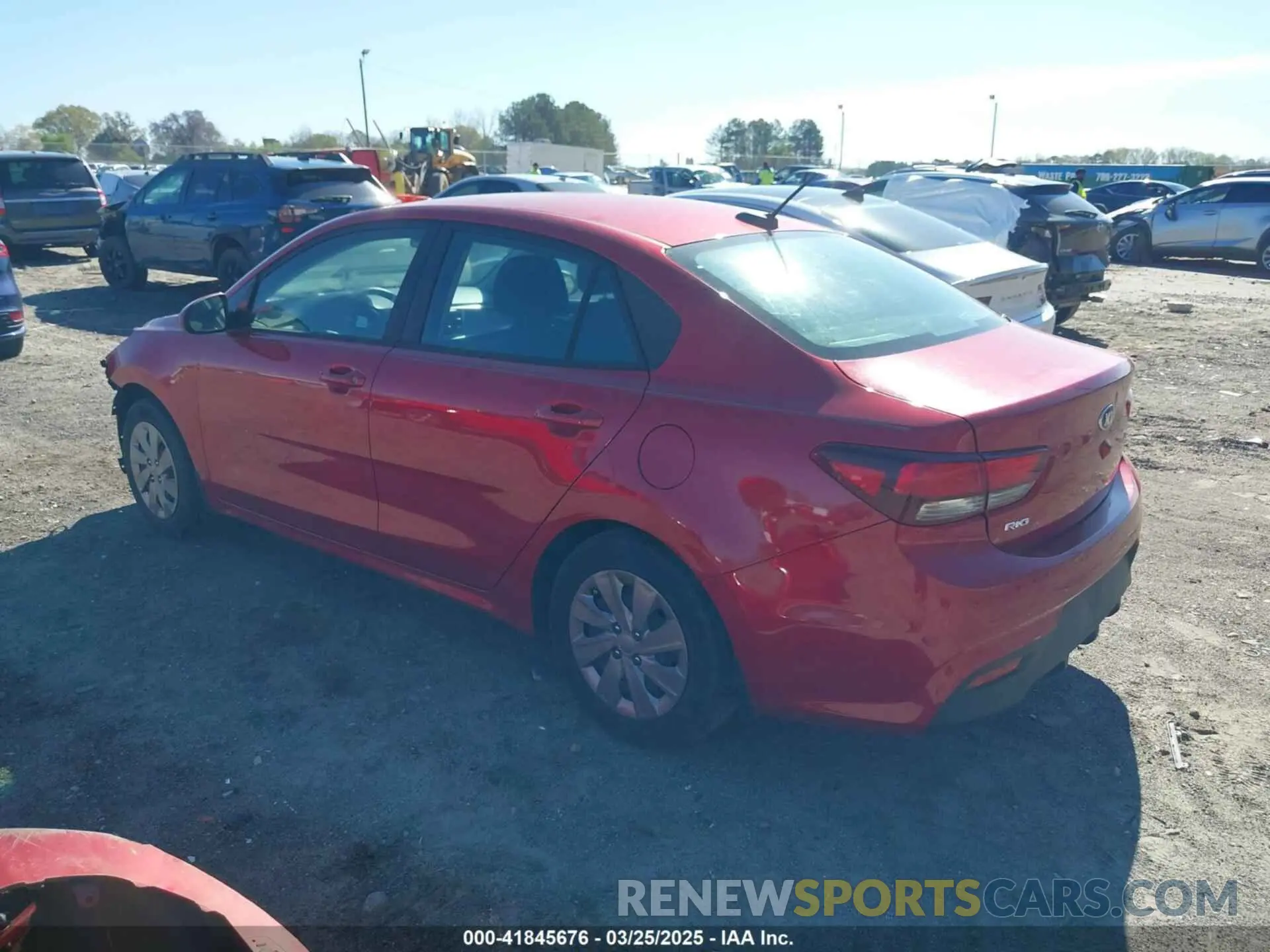 3 fotografías del automóvil dañado 3KPA24ADXLE312636 KIA RIO 2020