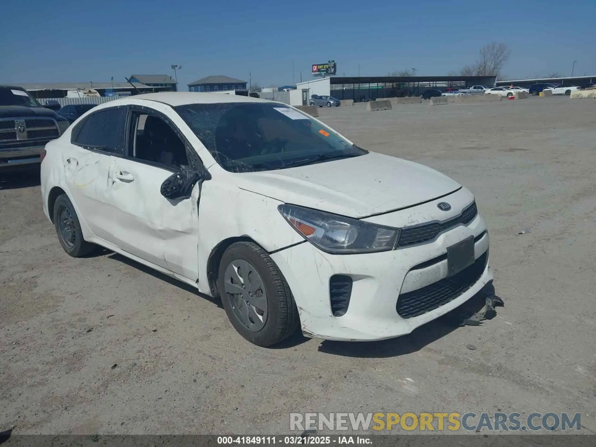 1 fotografías del automóvil dañado 3KPA24ADXLE329288 KIA RIO 2020