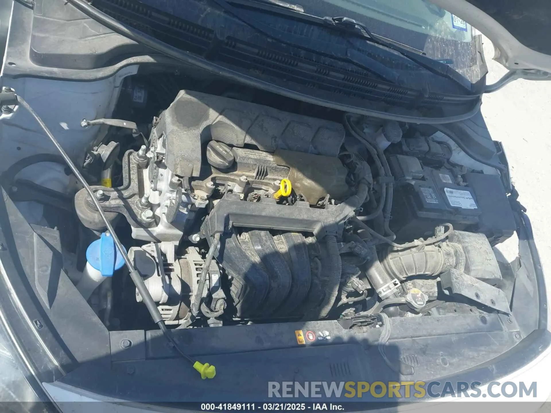 10 fotografías del automóvil dañado 3KPA24ADXLE329288 KIA RIO 2020