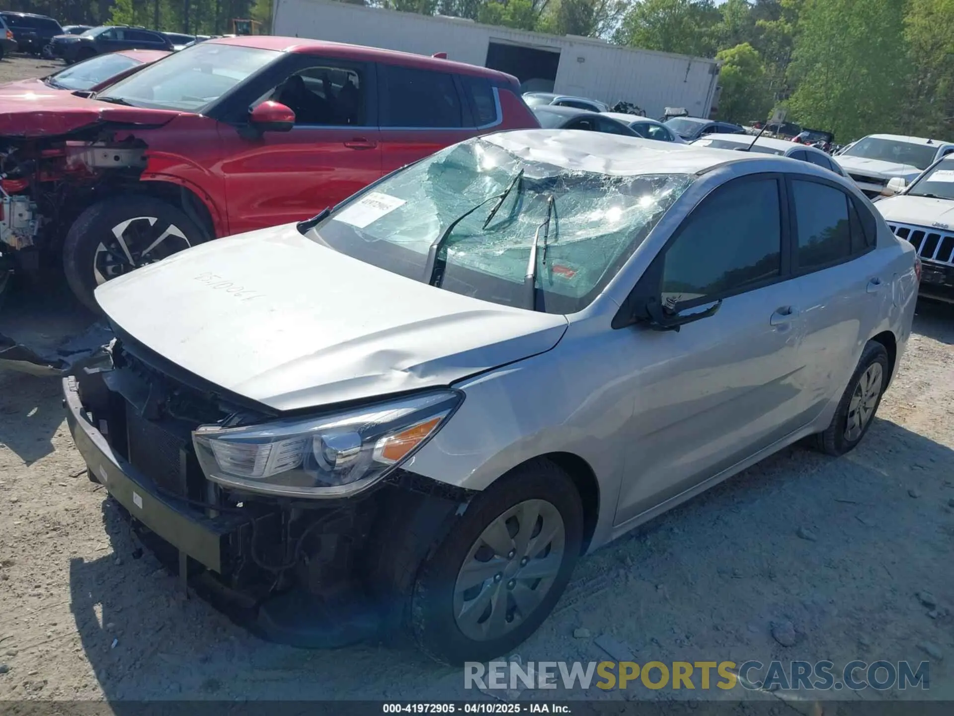 6 fotografías del automóvil dañado 3KPA24ADXLE346026 KIA RIO 2020