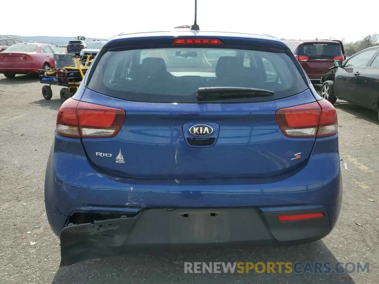 6 fotografías del automóvil dañado 3KPA25AD0LE351855 KIA RIO 2020