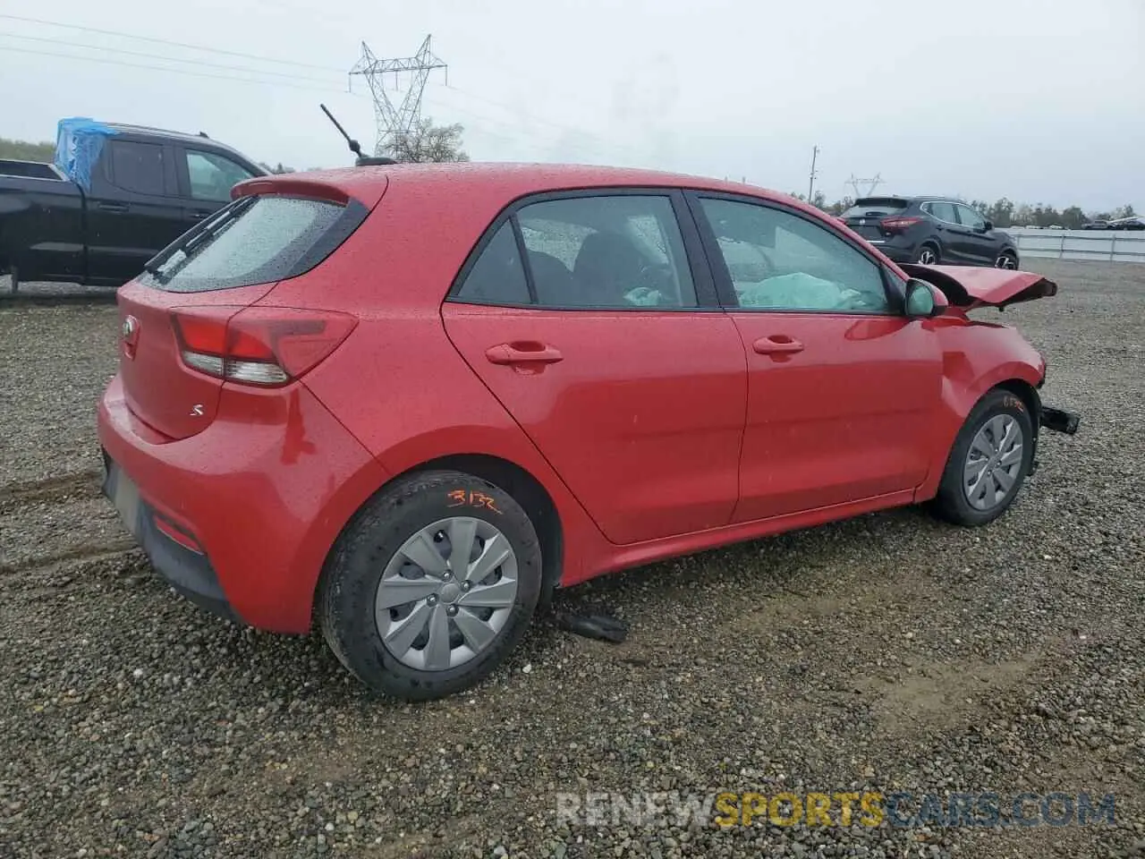 3 fotografías del automóvil dañado 3KPA25AD6LE343825 KIA RIO 2020