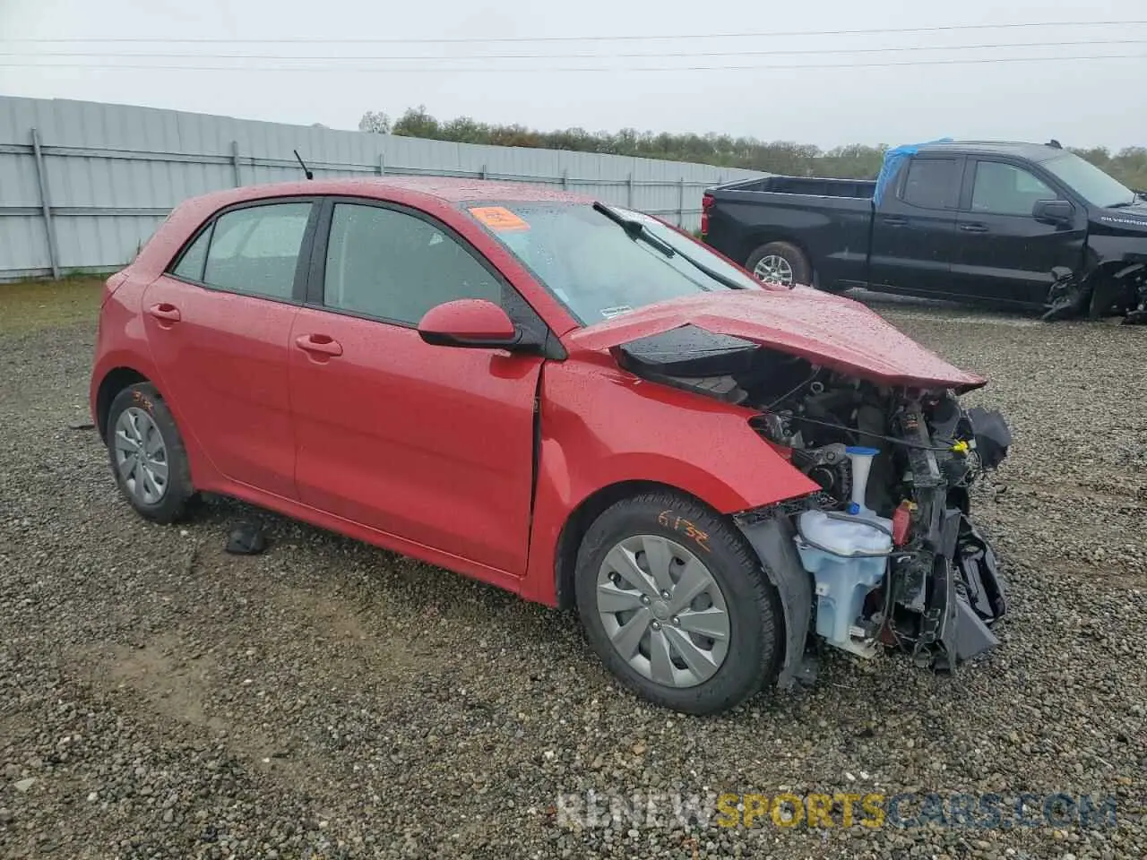 4 fotografías del automóvil dañado 3KPA25AD6LE343825 KIA RIO 2020