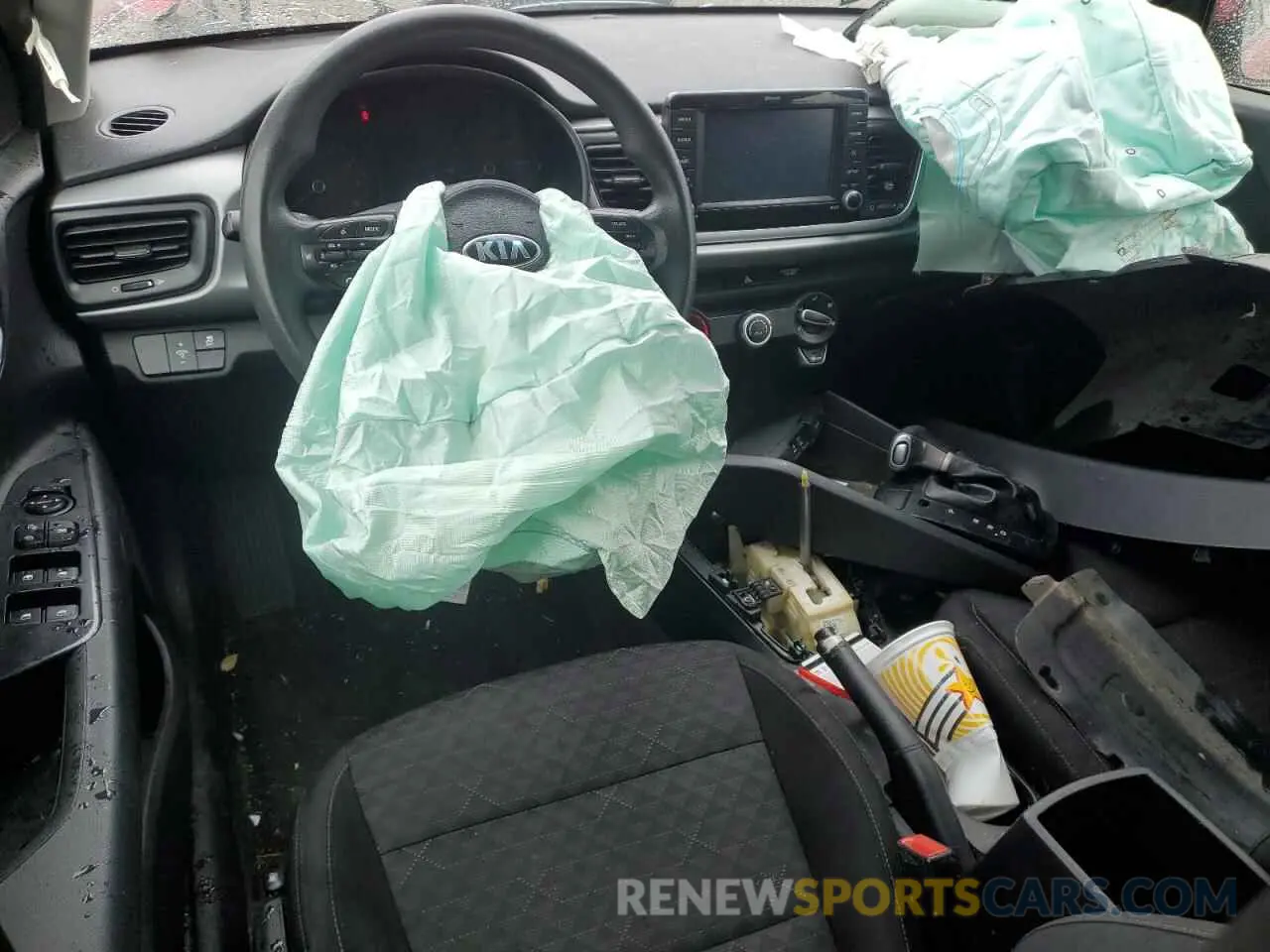8 fotografías del automóvil dañado 3KPA25AD6LE343825 KIA RIO 2020