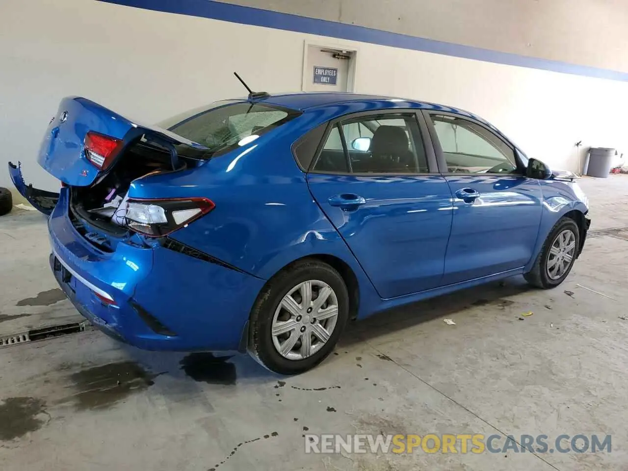 3 fotografías del automóvil dañado 3KPA24AD0ME403741 KIA RIO 2021