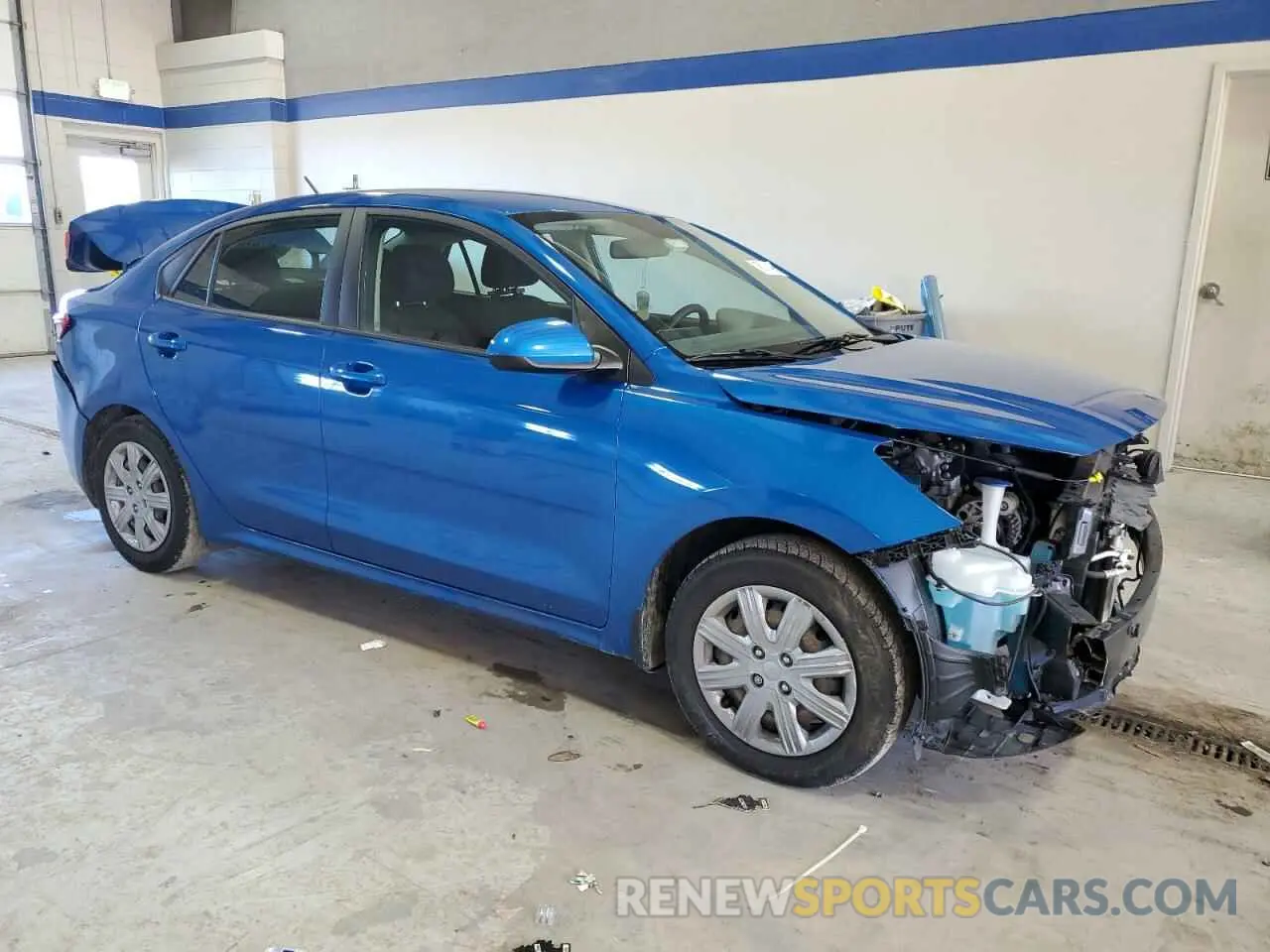 4 fotografías del automóvil dañado 3KPA24AD0ME403741 KIA RIO 2021