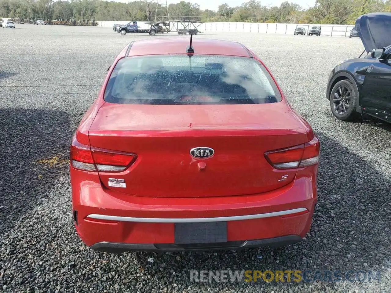 6 fotografías del automóvil dañado 3KPA24AD0ME404792 KIA RIO 2021