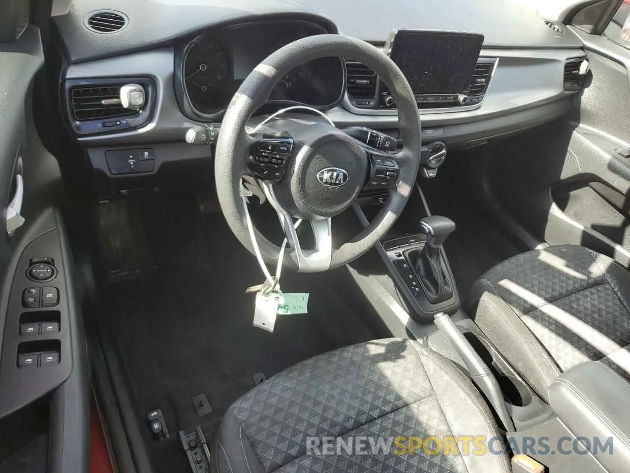 8 fotografías del automóvil dañado 3KPA24AD0ME404792 KIA RIO 2021