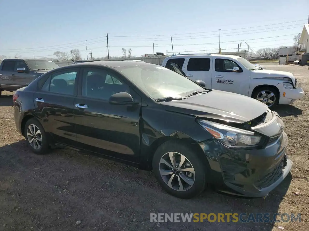 4 fotografías del automóvil dañado 3KPA24AD0ME415792 KIA RIO 2021