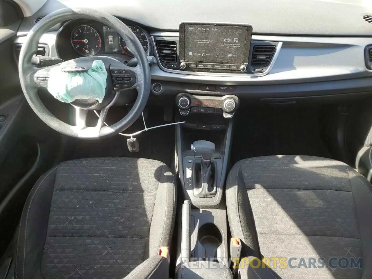 8 fotografías del automóvil dañado 3KPA24AD0ME415792 KIA RIO 2021