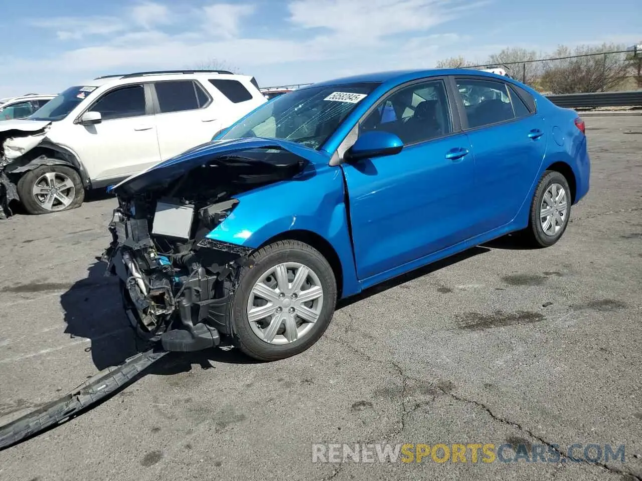 1 fotografías del automóvil dañado 3KPA24AD1ME364884 KIA RIO 2021
